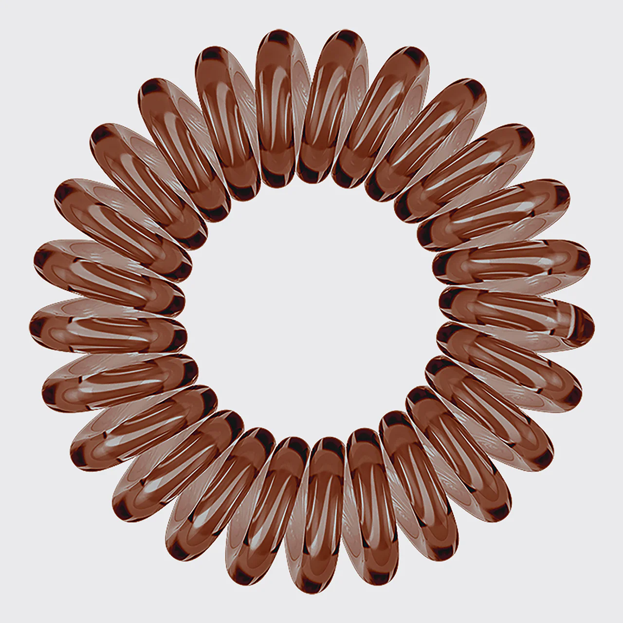 Brunette Spiral Hair Ties 8pc Set - Image 2