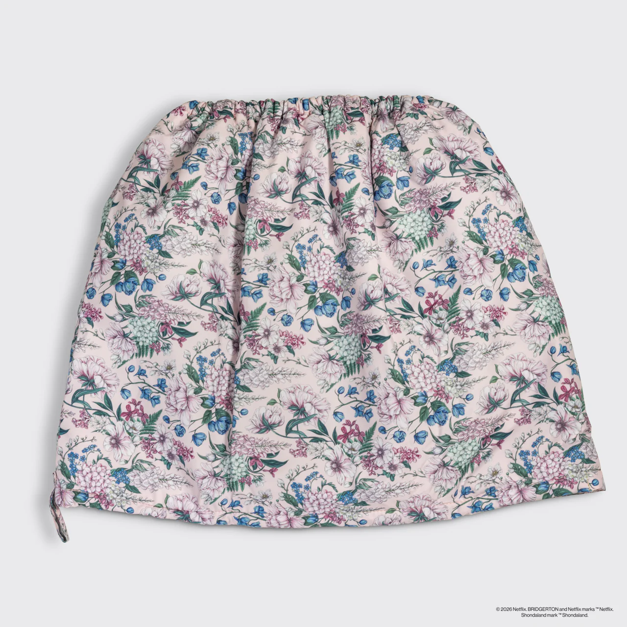 Bridgerton x Kitsch Satin-Lined Flexi Shower Cap in Wisteria - Image 5
