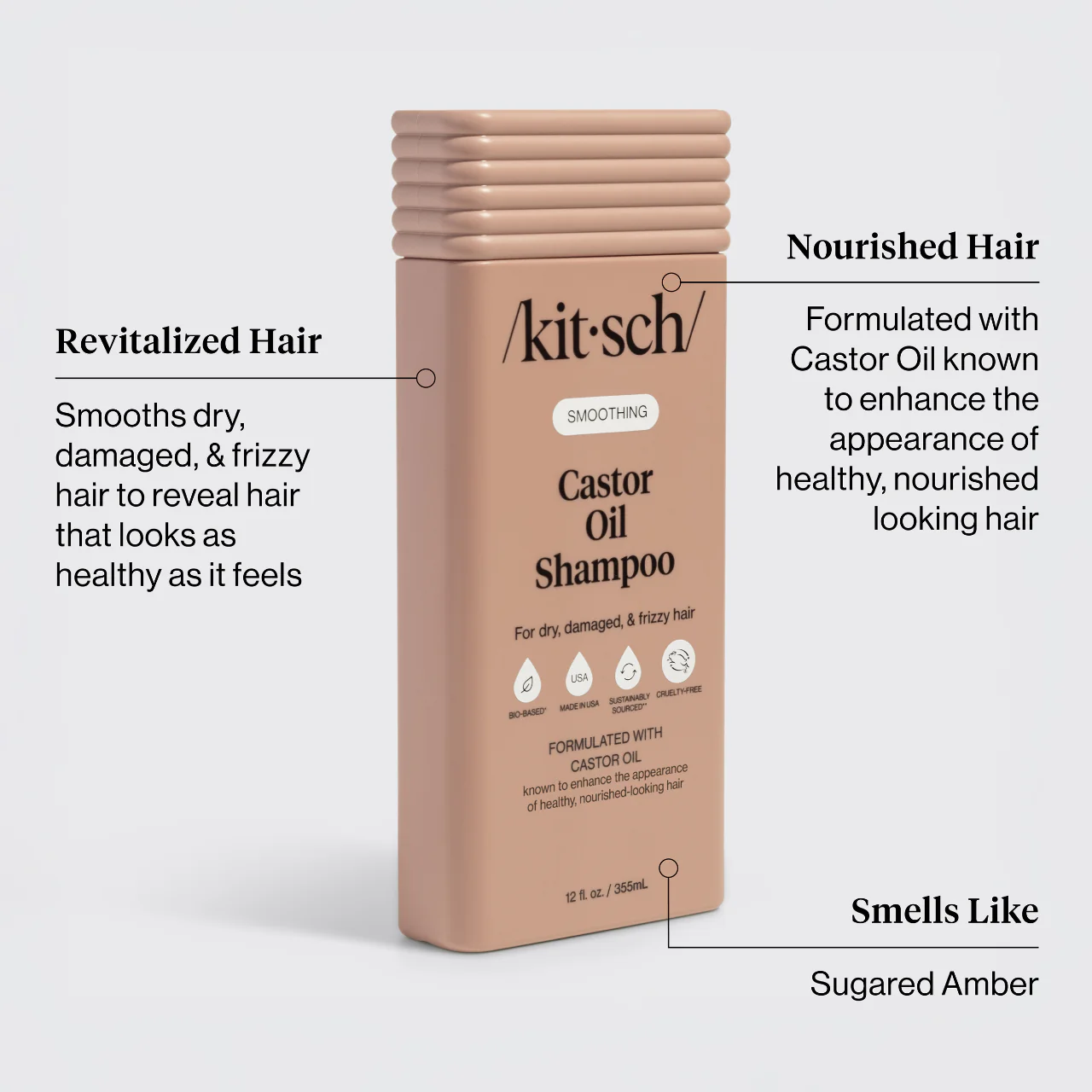 Castor Oil Nourishing Shampoo & Conditioner Combo - Image 3