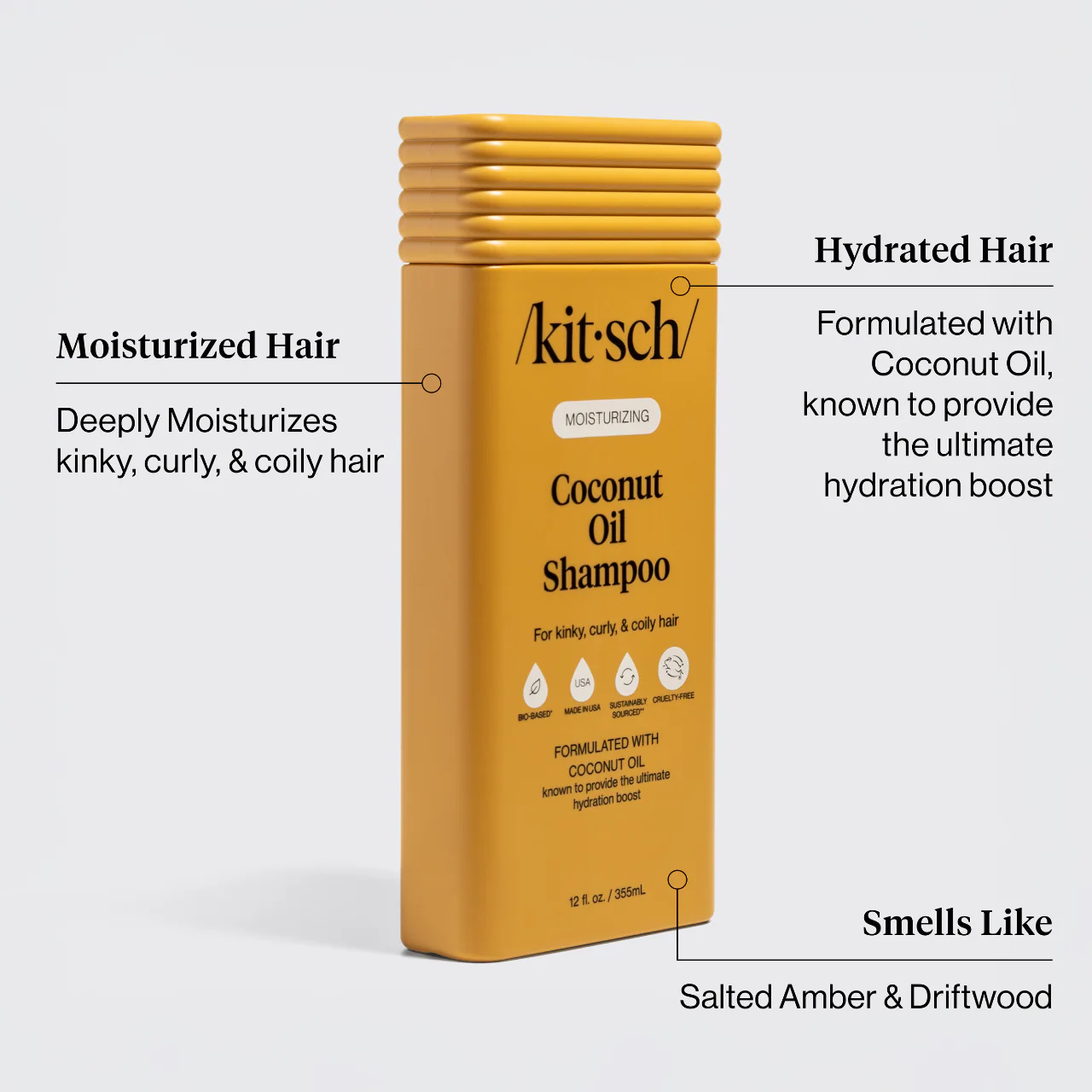 Coconut Oil Shampoo for Dry Damaged Hair - Image 3