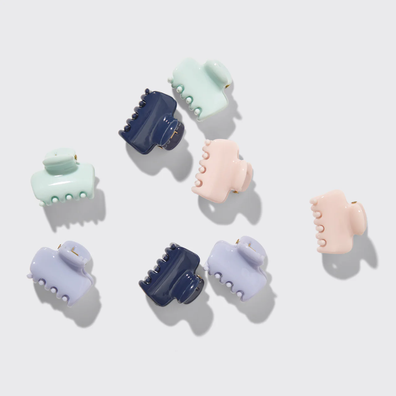 Garden Bouquet Cloud Claw Clips 8pc Set - Mini - Image 3