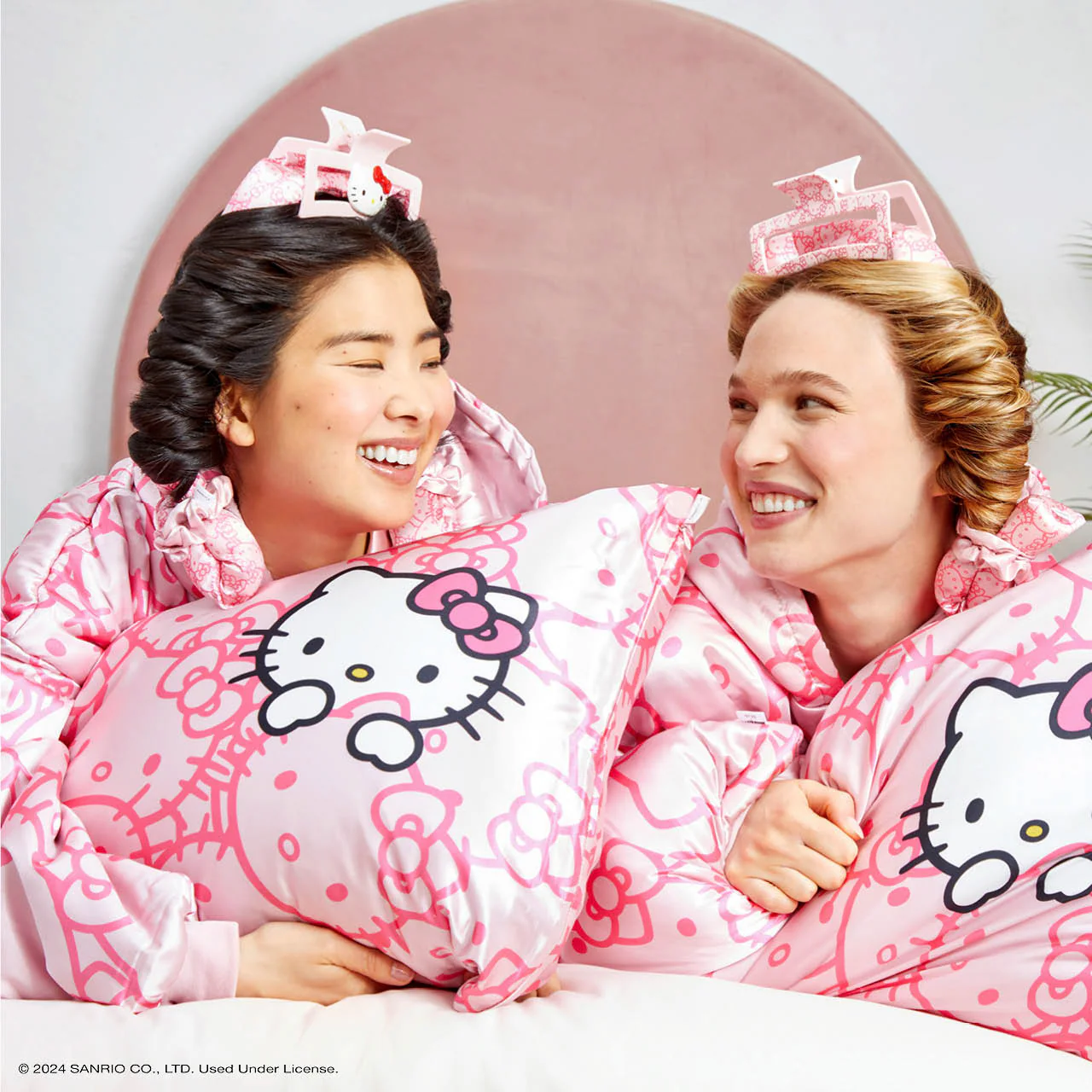 Kitsch x Hello Kitty Satin Glazey in Pink Kitty Faces - Image 2