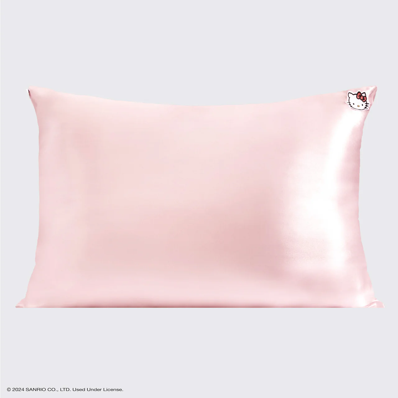 Kitsch x Hello Kitty Satin Pillowcase in Pink Hello Kitty Face - Image 2