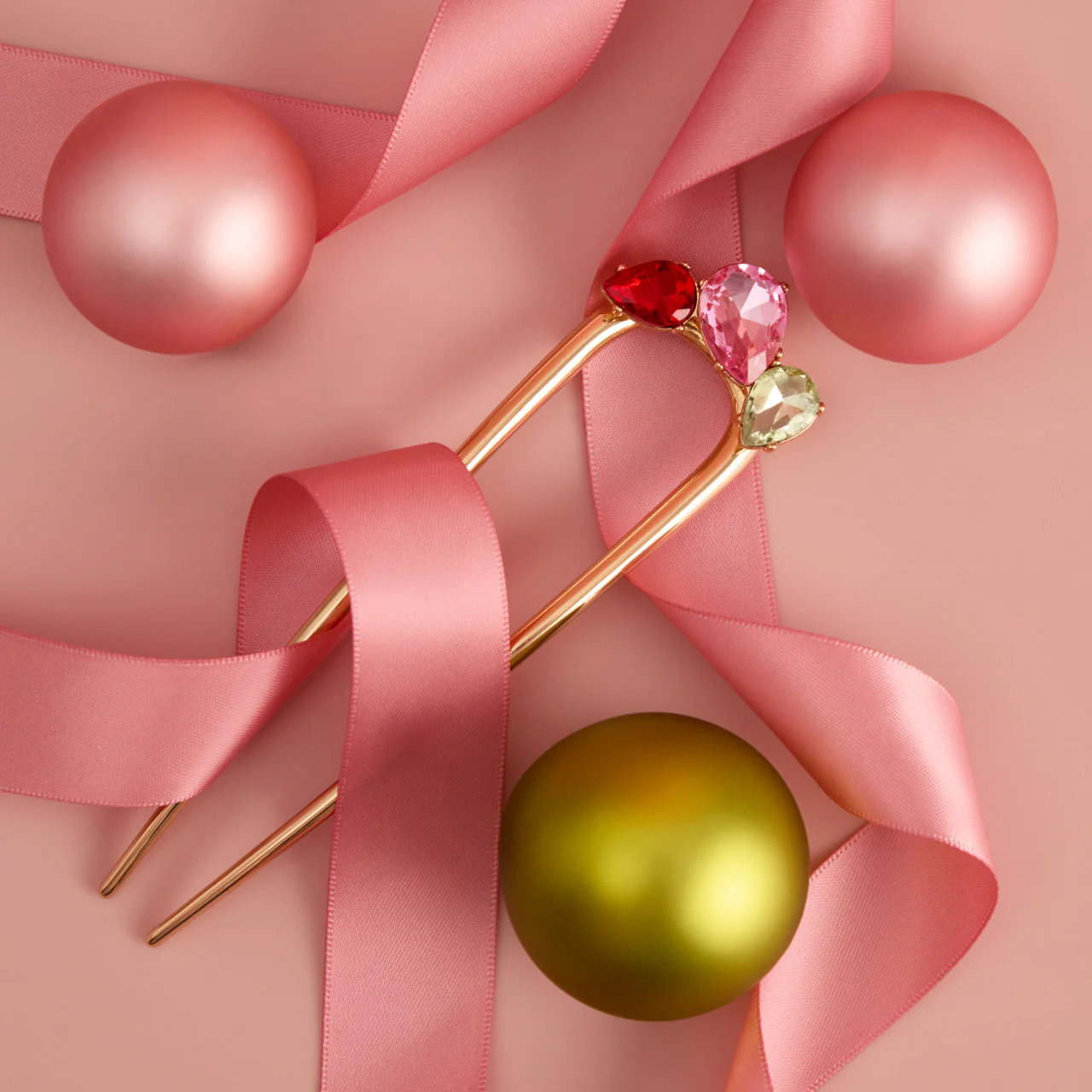 Gemstone French Hair Pin - Image 4