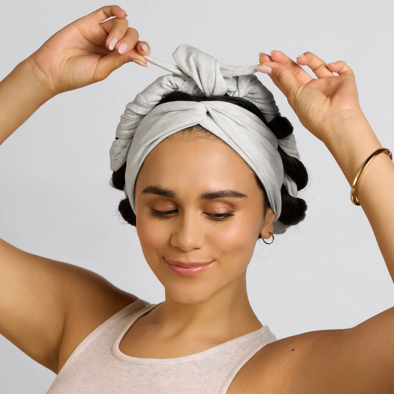 Heather Gray Set & Flow Active Curling Headband - Image 5