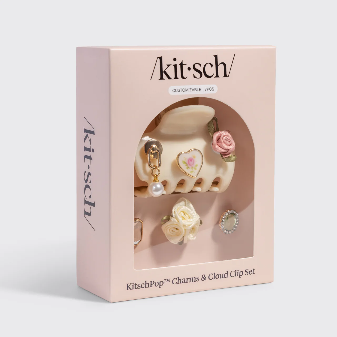 KitschPop™️ Cloud Clip & Charms in Pearlized Cream - Image 7