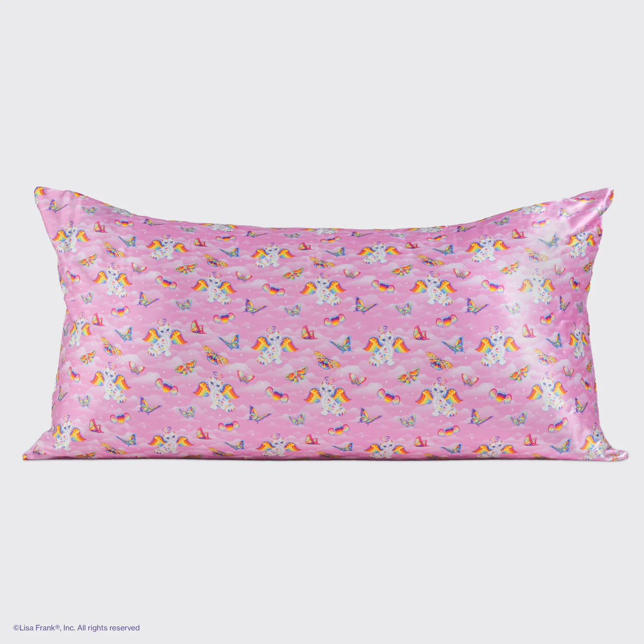 Lisa Frank x Kitsch Satin Pillowcase in Angel Kitty™ - King - Image 4