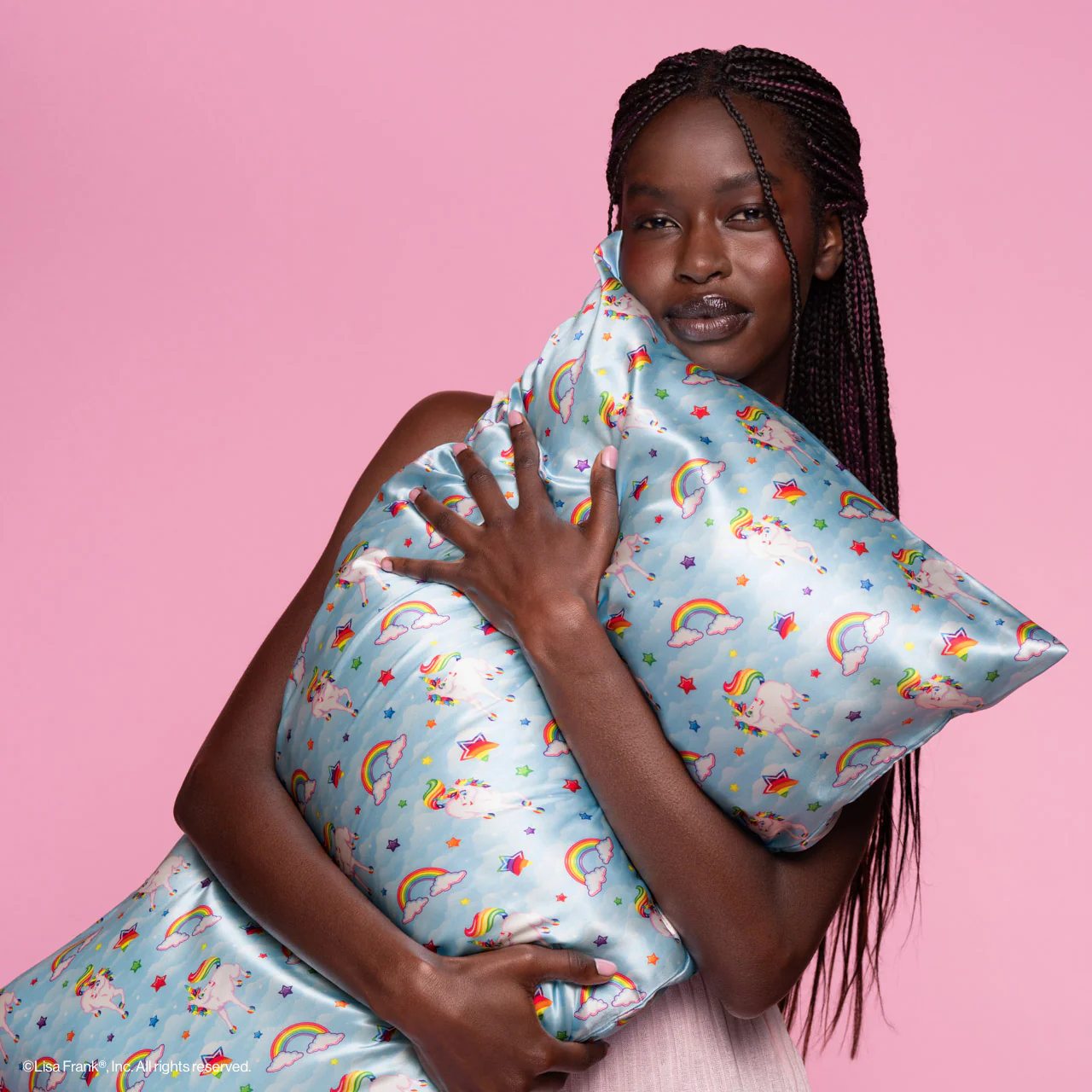 Lisa Frank x Kitsch Satin Pillowcase in Markie™ - King - Image 3