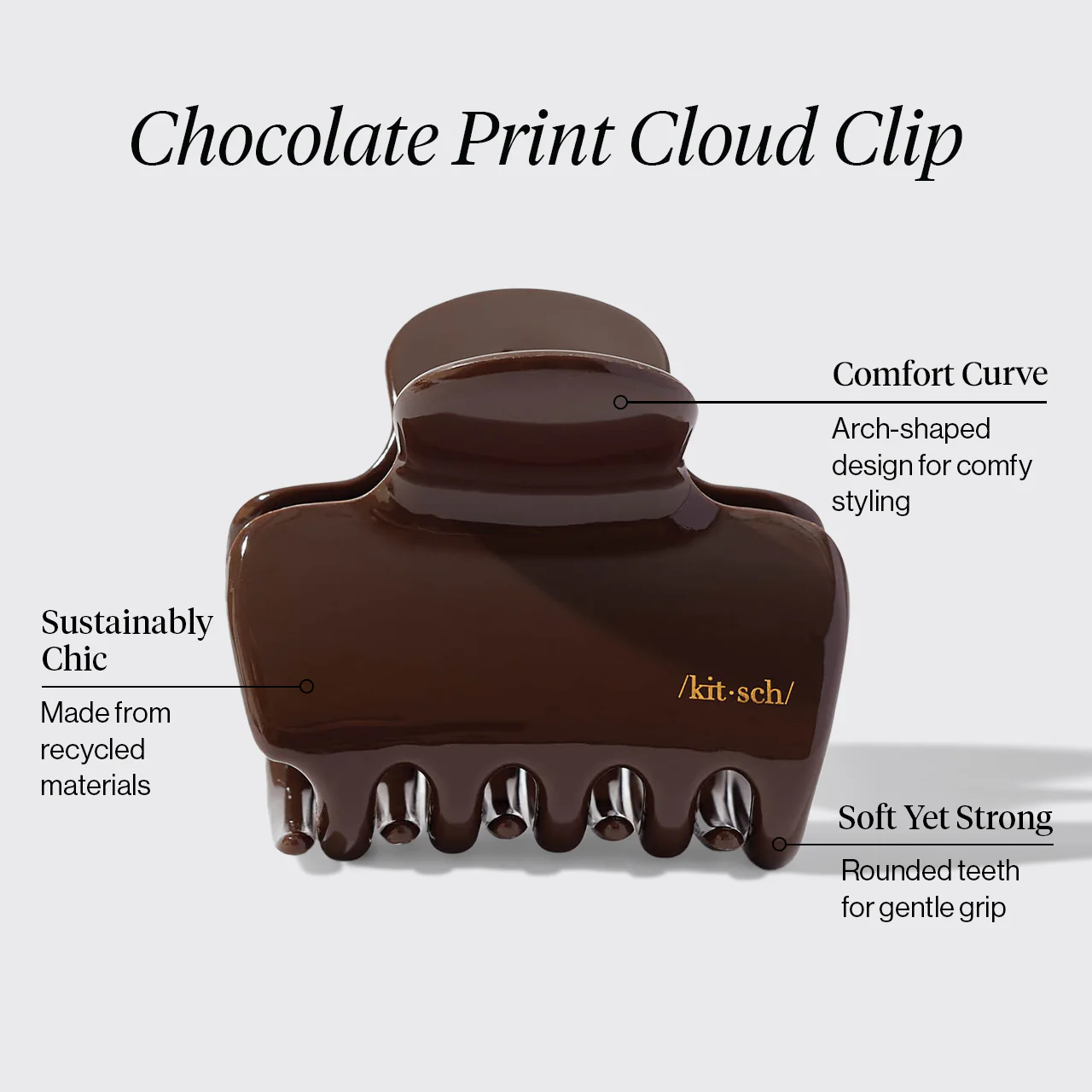 Chocolate Cloud Claw Clip - Image 2