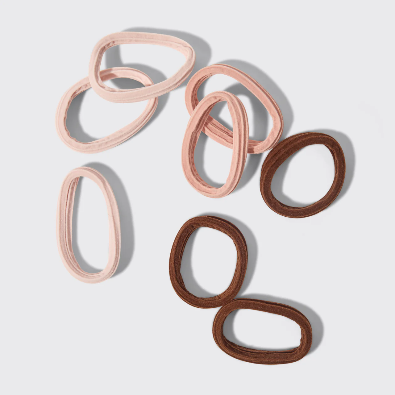 Rosewood Seamless Hair Elastics 8pc Set - Image 5
