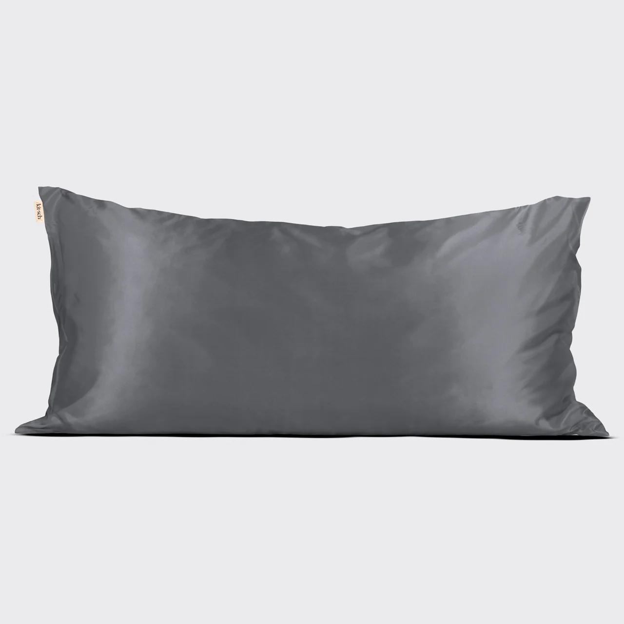 Satin Pillowcase in Charcoal - King - Image 3