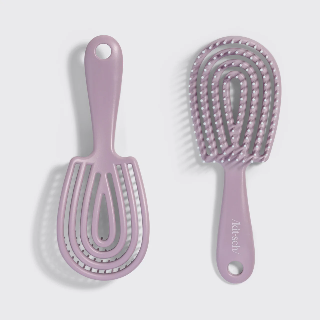 Soft Violet Detangling Flexi Brush - Mini - Image 6