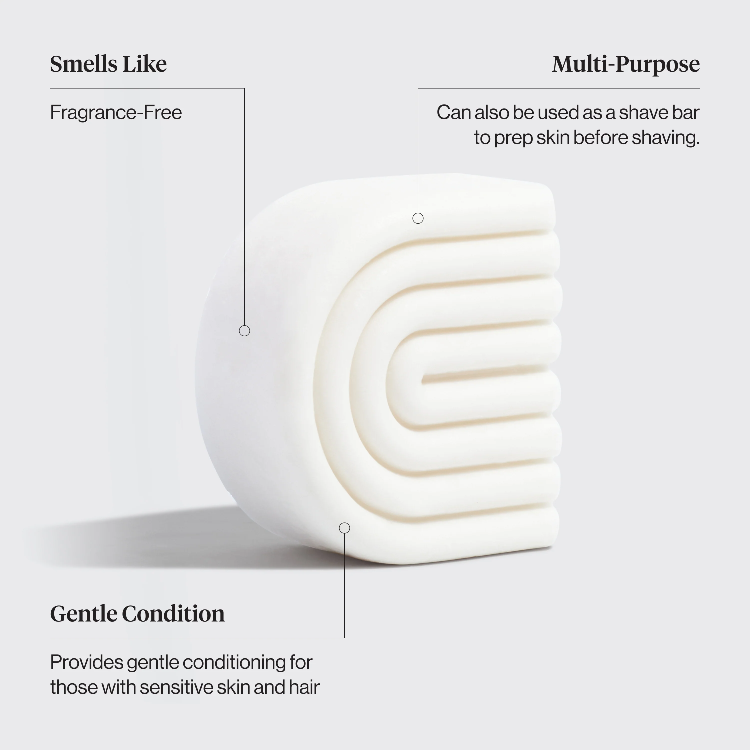 Ultra Sensitive Shampoo & Conditioner Bar Combo - Image 5
