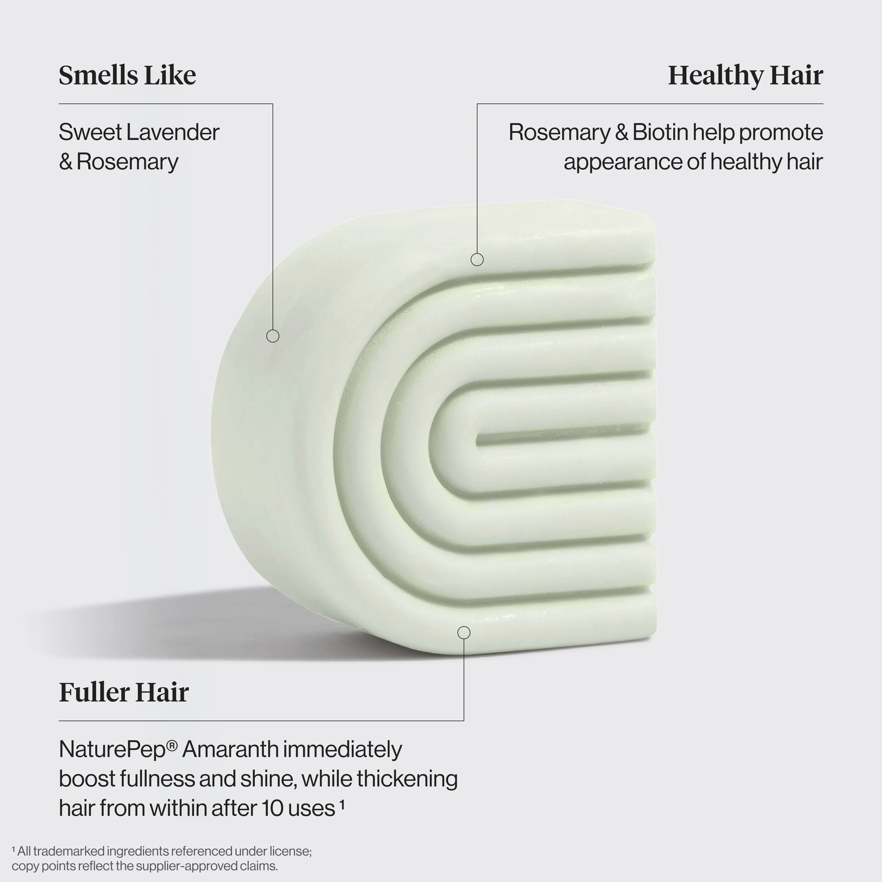 Rosemary & Biotin Volumizing Conditioner Bar - Image 3